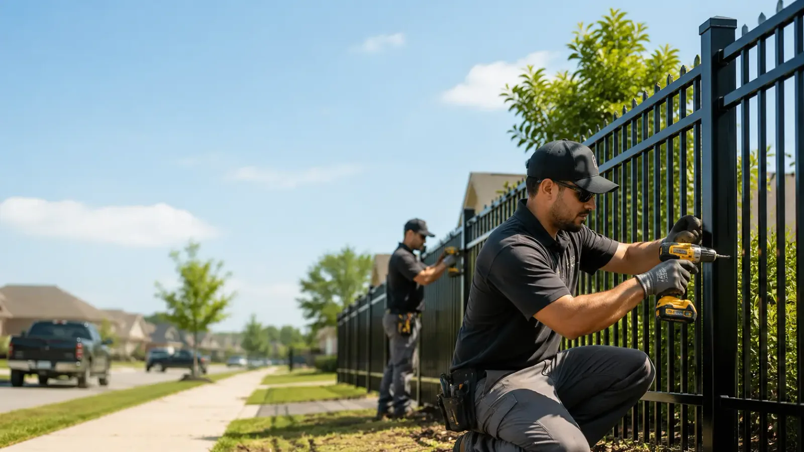 Metal Fence Installation in Early, TX